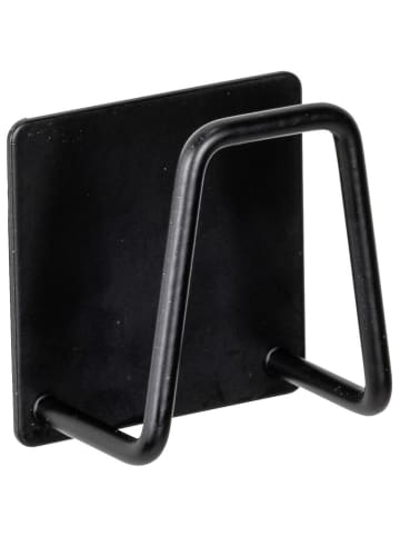 Wenko Uniwersalny uchwyt "Edea" w kolorze czarnym - 5 x 5 cm