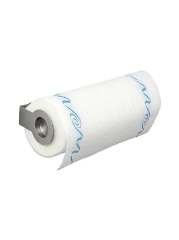 Wenko Keukenrolhouder "Cerri" zilverkleurig - (B)21 x (H)9 x (D)6 cm