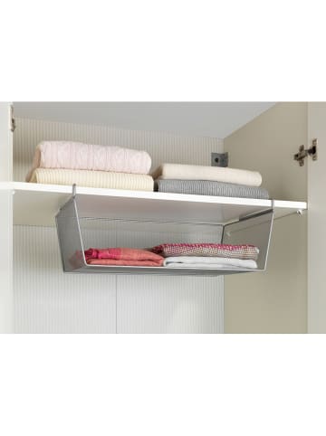 Wenko Plank-hangmand zilverkleurig - (B)49 x (H)18 x (D)28 cm