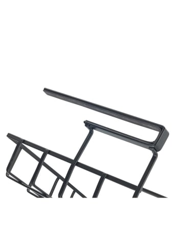 Wenko Regaleinhängekorb "Klea" in Schwarz - (B)25 x (H)13 x (T)34 cm