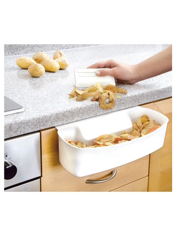 Wenko Pojemnik w kolorze białym na obierki  - 32 x 17 x 9 cm