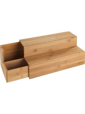 Wenko Organizer kuchenny w kolorze brązowym - 33 x 17,5 x 15 cm