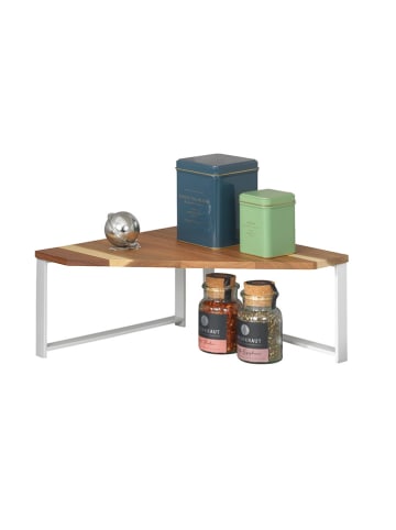 Wenko Regał kuchenny "Louisa" w kolorze jasnobrązowo-białym - 30 x 15 x 30 cm