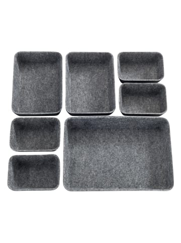 Wenko Lade-organizers grijs - 7 stuks