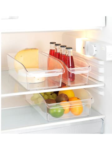 Wenko Koelkastorganizer transparant - (B)10 x (H)9,5 x (D)31 cm