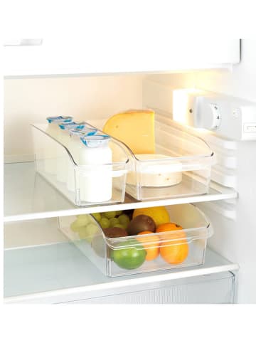 Wenko Koelkastorganizer transparant - (B)15 x (H)9,5 x (D)31 cm