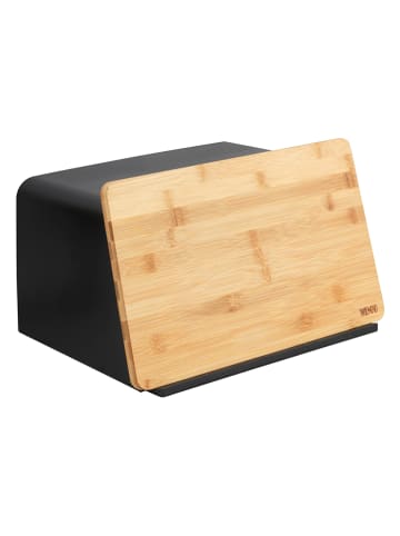 Wenko Brooddoos zwart - (B)35 x (H)20,5 x (D)26 cm