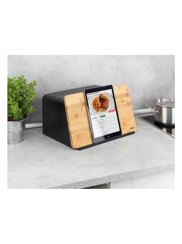 Wenko Brooddoos zwart - (B)35 x (H)20,5 x (D)26 cm