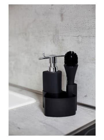 Wenko Afwasmiddeldispenser "Festival" zwart - 380 ml