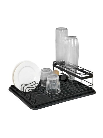 Wenko Geschirrabtropfer "Amy" in Schwarz - (B)31,5 x (H)13,5 x (T)42,5 cm