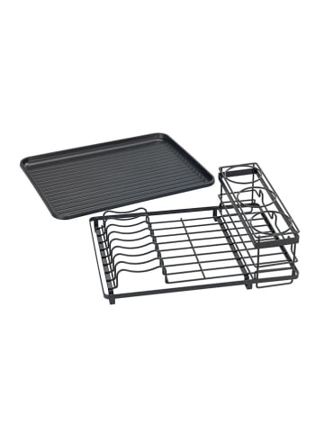 Wenko Geschirrabtropfer "Amy" in Schwarz - (B)31,5 x (H)13,5 x (T)42,5 cm