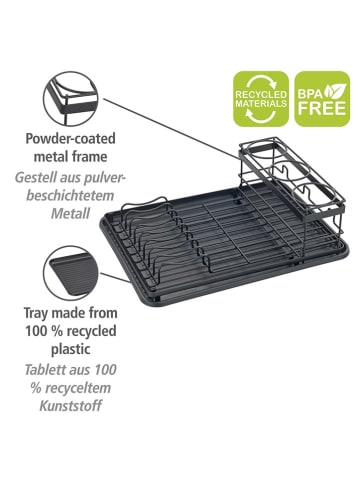 Wenko Afdruiprek "Amy" zwart - (B)31,5 x (H)13,5 x (D)42,5 cm