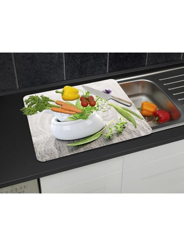 Wenko Multifunktion-Küchenbrett in Bunt - (L)56 x (B)50 cm