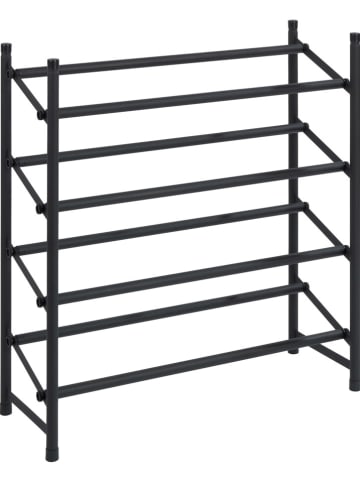 Wenko Schoenenrek "Hero" zwart - (B)62 x (H)68 x (D)23 cm