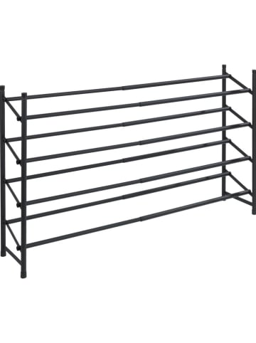 Wenko Regał "Hero" w kolorze czarnym na buty - 62 x 68 x 23 cm