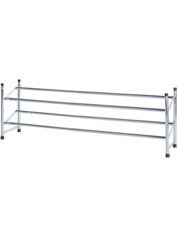 Wenko Schoenenrek chroomkleurig - (B)119 x (H)35 x (D)23 cm