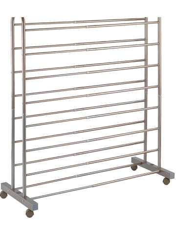 Wenko Schoenenrek "Giant" zilverkleurig - (H)125,5 x (D)43 cm