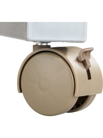 Wenko Schoenenrek "Giant" zilverkleurig - (H)125,5 x (D)43 cm