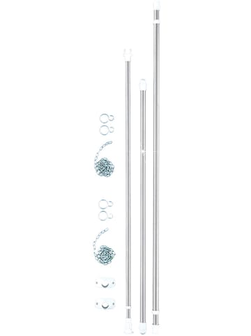 Wenko Teleskopowy wieszak w kolorze srebrnym