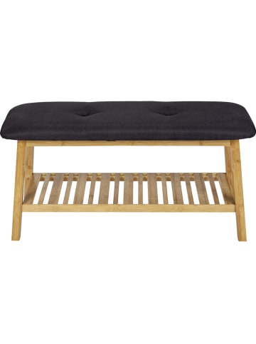 Wenko Ławka "Ecori" w kolorze jasnobrązowo-czarnym na buty - 90 x 45 x 33 cm