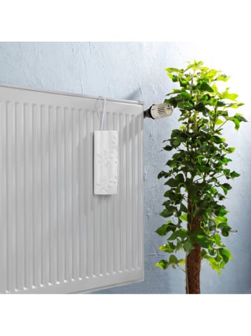 Wenko 2-delige set: luchtbevochtigers wit - (B)9 x (H)19,5 x (D)4 cm