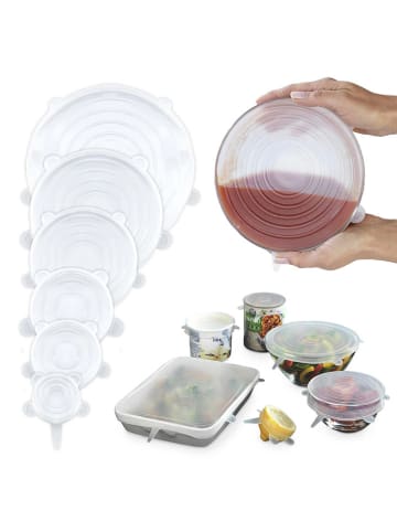 Wenko 6-delige set: silicone deksels