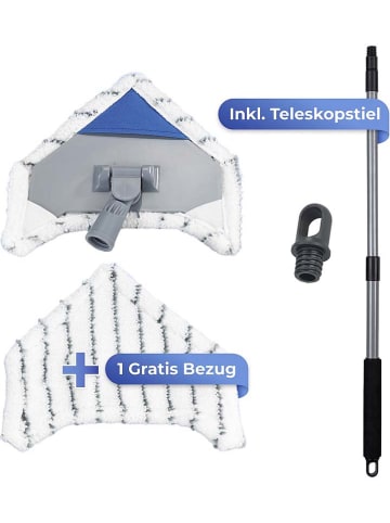 Wenko Wycieraczka Multiflex w kolorze biało-czarnym - 24 x 24 cm