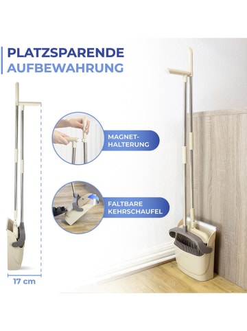 Wenko Klapstoffer-en-blik beige