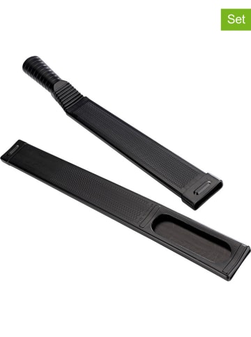 Wenko 2-delige set: stofzuigeropzetstukken zwart - (H)94 cm