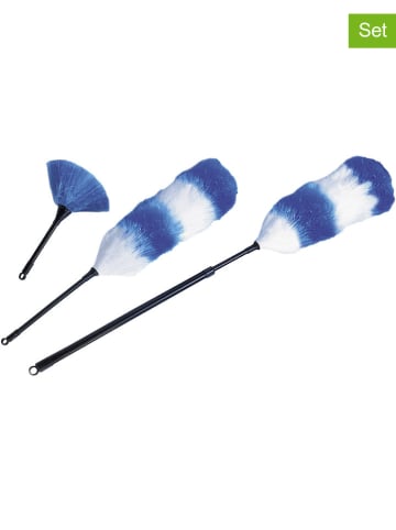 Wenko 3-delige plumeau-set blauw