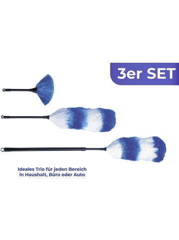 Wenko 3-delige plumeau-set blauw