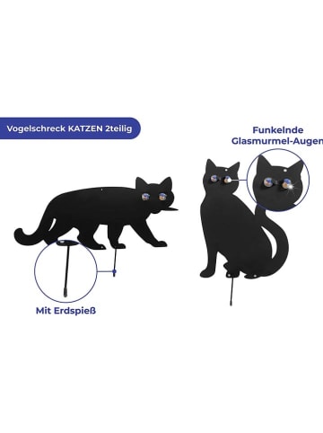 Wenko 2-delige set: tuinstekers zwart