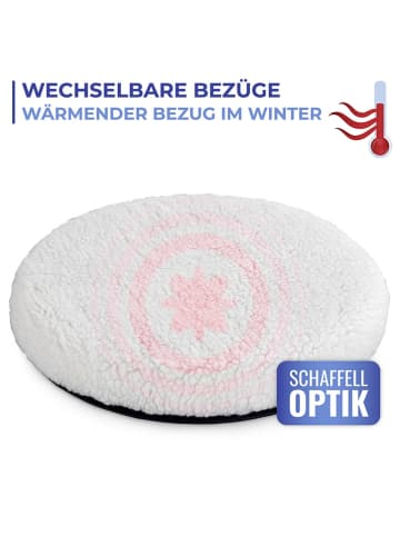 Wenko Draaikussen zwart/wit - Ø 38,5 cm