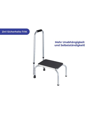 Wenko Veiligheidskruk zwart - (B)46,5 x (H)98 x (D)32 cm