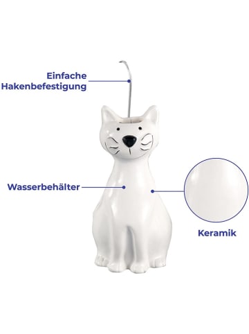 Wenko 2-delige set: luchtbevochtigers wit - (B)10,5 x (H)21 cm