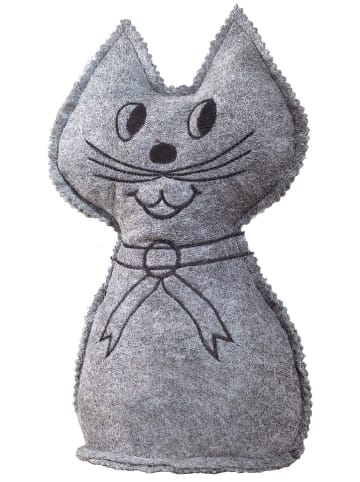 Wenko 2-in-1 deurstopper en luchtontvochtiger grijs - (B)13 x (H)27 x (D)12 cm