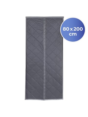 Wenko Thermische deurgordijn grijs - (L)200 x (B)80 cm