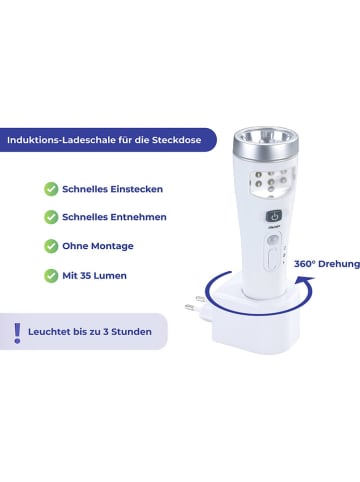 Wenko Lednachtlamp wit - (B)10 x (H)17 x (D)5 cm