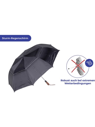 Wenko Parasol w kolorze czarnym - Ø 130 cm