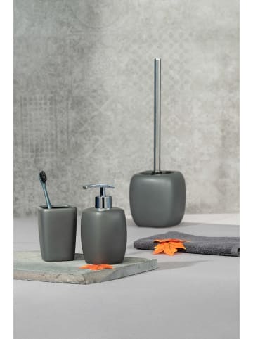 Wenko Toiletborstelgarnituur "Faro" grijs - (H)40 cm