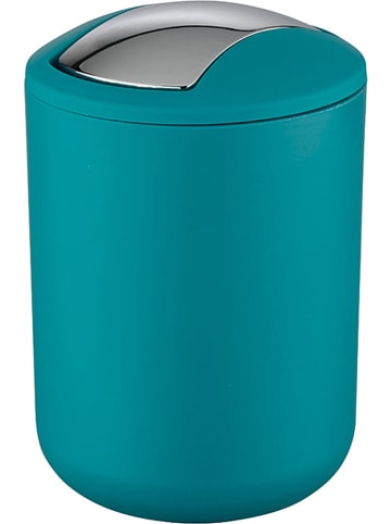 Wenko Prullenbak met swingdeksel "Brasil" petrol - 2 l