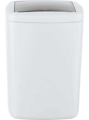 Wenko Prullenbak met swingdeksel "Barcelona" wit - 8,5 l