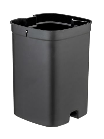 Wenko Pedaalemmer "Davos" zwart - 6,5 l