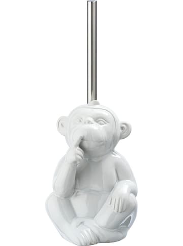 Wenko WC-Garnitur "Monkey Quiet" in Weiß - (H)69 cm