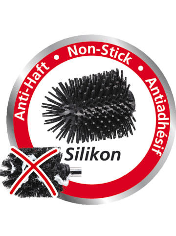 Wenko Zestaw WC w kolorze szarym - 12,5 x 38,5 x 12 cm