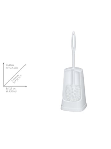 Wenko Toiletborstelgarnituur "Simple" wit - (H)40,5 cm