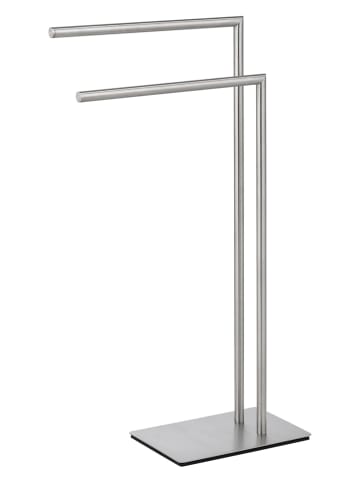 Wenko Roestvrijstalen handdoekhouder "Recco" zilverkleurig - (H)80,5 cm