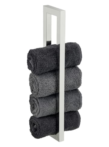 Wenko Handdoekhouder ''Reitani'' zilverkleurig - (B)2 x (H)40 x (D)9 cm