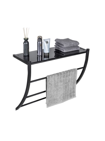 Wenko Wandmeubel "Tarderia" zwart - (B)56 x (H)46 x (D)21,5 cm