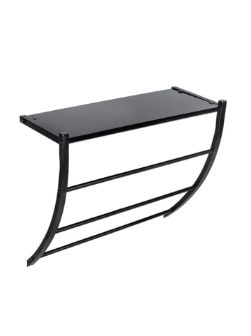 Wenko Wandmeubel "Tarderia" zwart - (B)56 x (H)46 x (D)21,5 cm